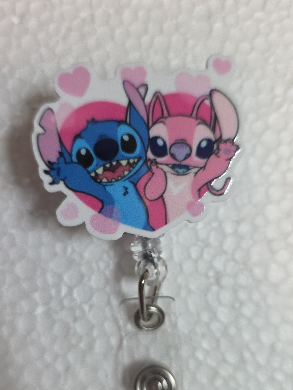 Alien Angel/Stitch Badge Reel